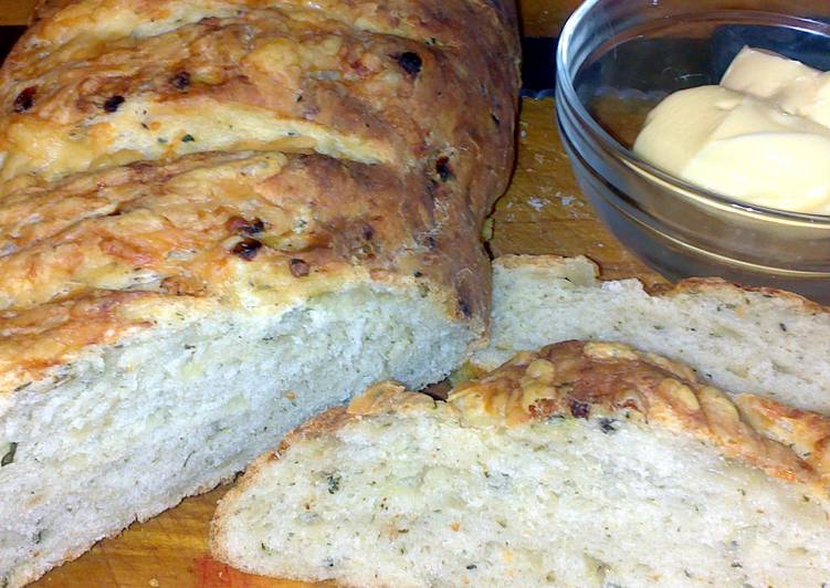 Recipe of Any-night-of-the-week Sig’s Cheddar Cheese and Onion Bread