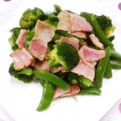 A picture of Colourful Stir-fry with Green Vegetables.