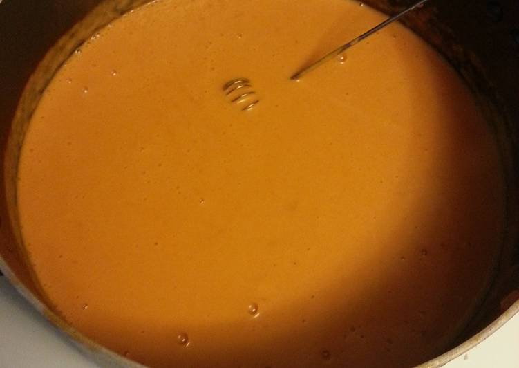 Cream of tomato soup