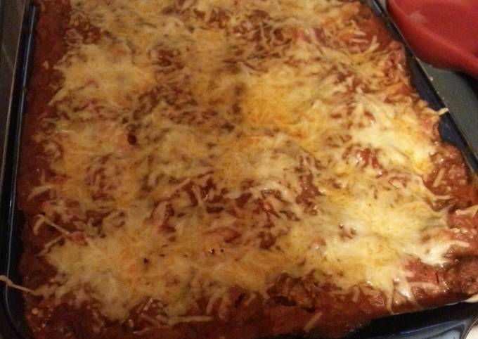 Steps to Prepare Homemade Baked Ziti