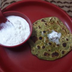 Methi Parantha A picture of Methi Parantha.
