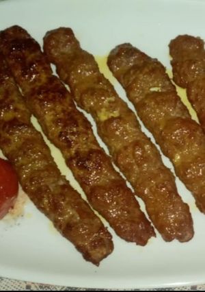 عکسی از دستور کباب کوبیده