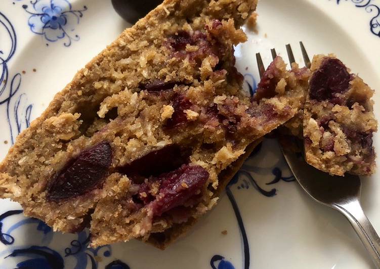 Cherry coconut loaf 🍒