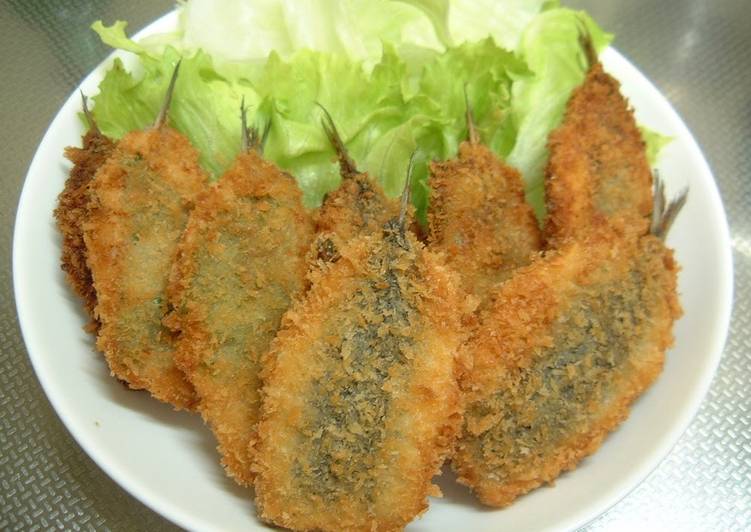 Recipe of Quick Breaded and Deep Fried Sardines