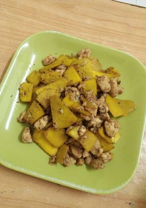 รูปของ อกไก่ผัดฟักทอง (คลีน)