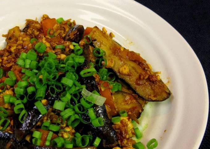 Healthy Mapo Eggplant with Tofu