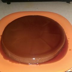 A picture of Nutella Flan.