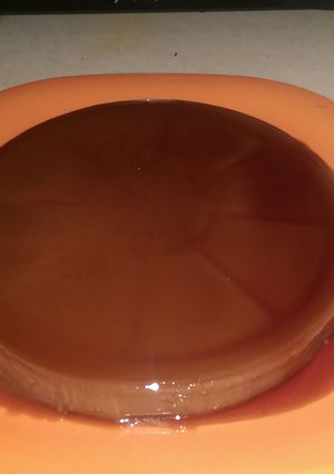 A picture of Nutella Flan.