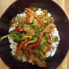 A picture of Pork Stir Fry.