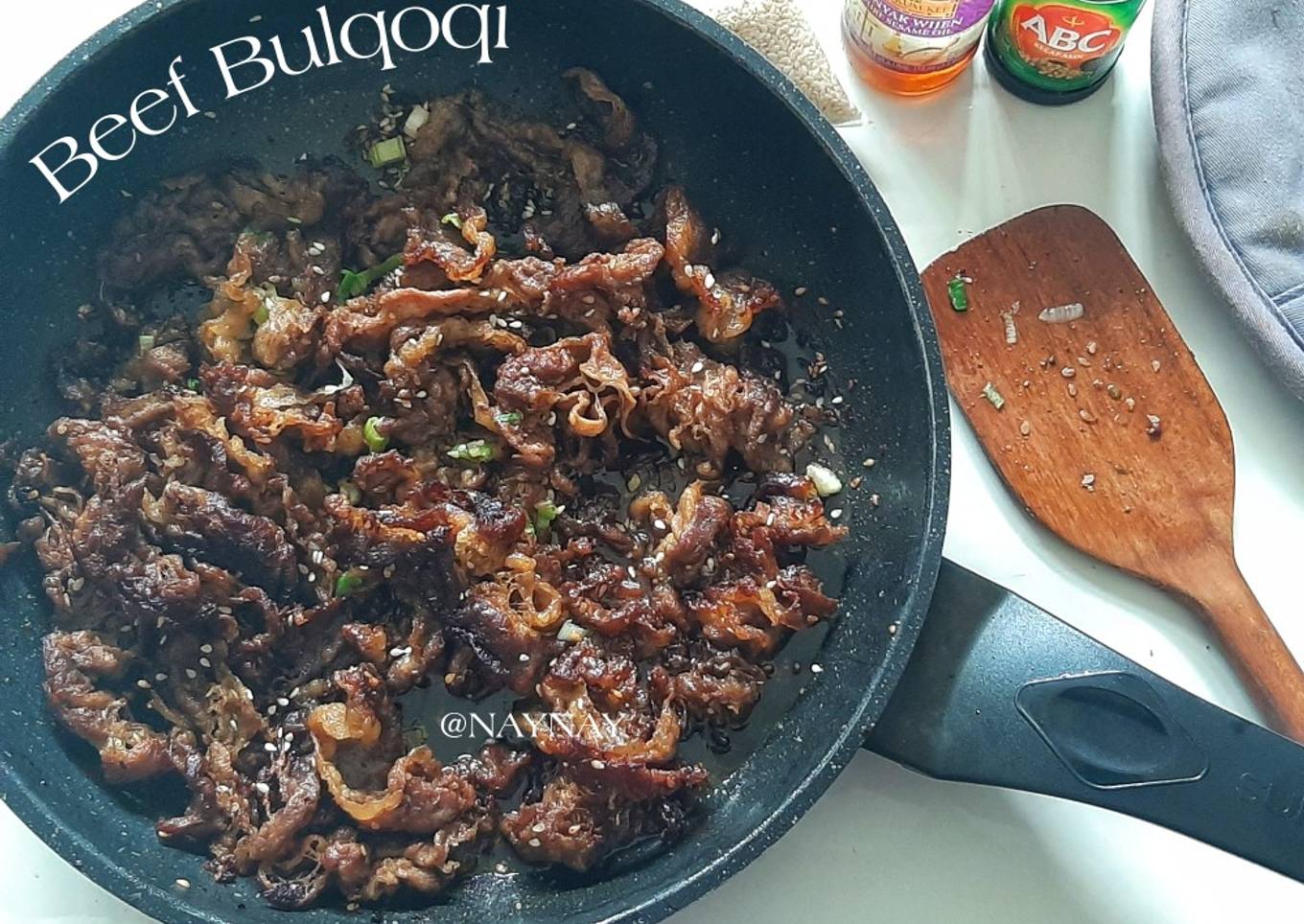 Grilled Beef Belly (Daging sapi panggang khas korea)