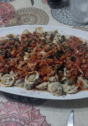 Una foto de Capellettis de verdura, ricota y nuez de Bigote cocina