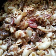 A picture of Vinnie's Hungarian goulash.