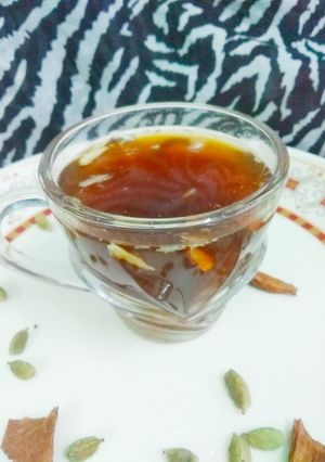 A picture of Kashmiri kahwa.