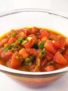 A picture of Pickled Tomato Salsa.