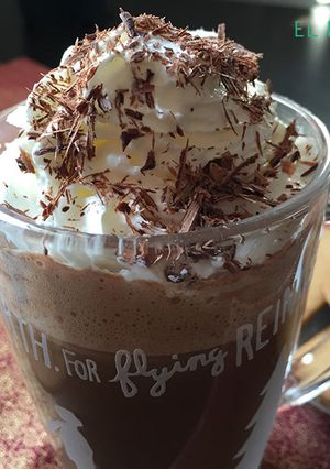 Una foto de Chocolate navideño