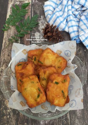 Foto resep Tempe Goreng Tepung Daun Kari
