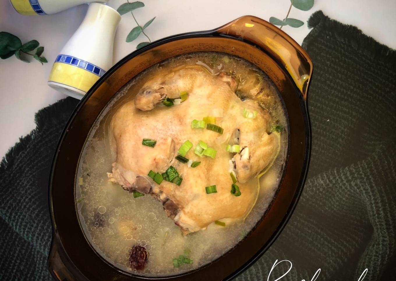 386. Baeksuk (Sup Ayam Korea) #KuahBening