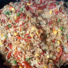 A picture of My lip smacking rice.