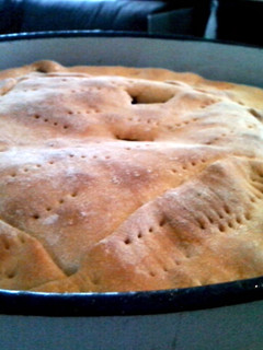 A picture of Luchnick - Bread with Meat and Onions.