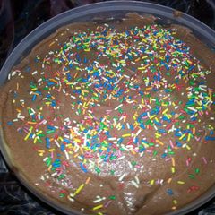 A picture of chocolate casserole.