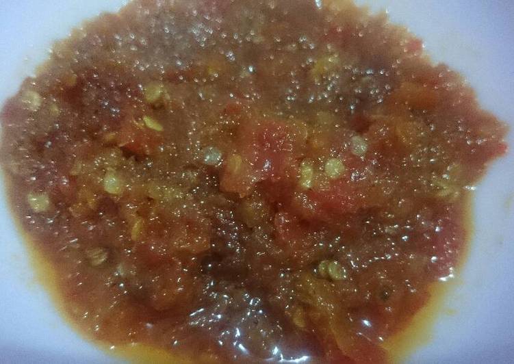 Cara Bikin Sambal Goreng Goang Praktis