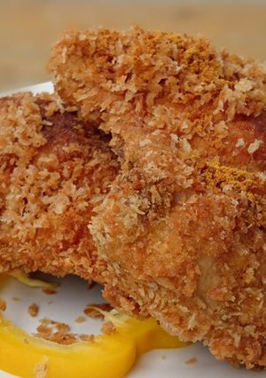 A picture of Crispy Curried Fried Chicken.