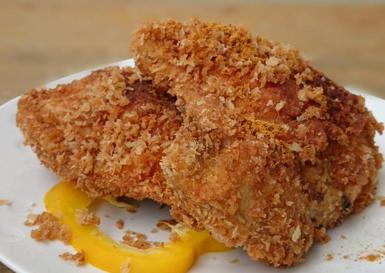 Crispy Curried Fried Chicken