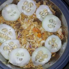 A picture of Cuscus with hanta jallop.