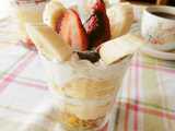 chocolate banana parfait
