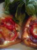 Mandys chorizo and spinach puff squares
