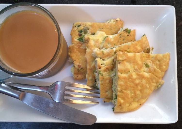 Recipe: Delicious Omelette (added besan) This is A Recipe That Has Been Tested  From Homemade !!