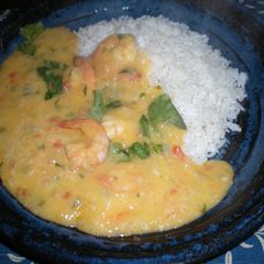 A picture of A Brazilian Dish, Bobó de Camarão.