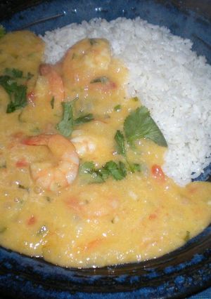 A picture of A Brazilian Dish, Bobó de Camarão.