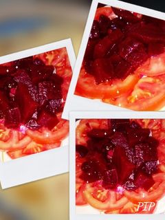 صورة لوصفة سلطة الشمندر والطماطم سهل وسريع