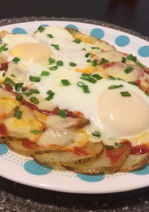 Una foto de Pizza de patata