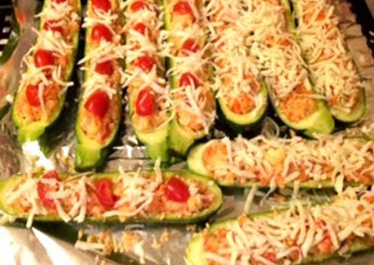 Recipe of Appetizing Zucchini Boats