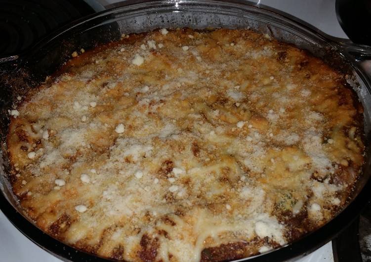 Easiest Way to Make Ultimate Venison baked spaghetti