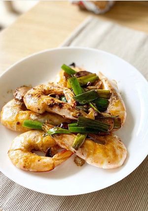 家常炒蝦 的食譜成品照片