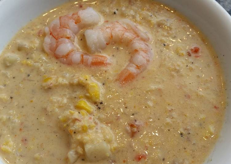 Simple Way to Make Any-night-of-the-week Smoky Corn and Shrimp Chowder