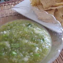 A picture of Salsa Verde (Green Salsa).