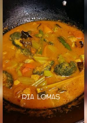 Foto resep Vegetables Curry aka Kari Sayur