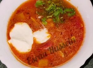 صورة لوصفة شوربة التاكو المكسيكية