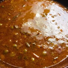 A picture of Traditional turkey berry curry.