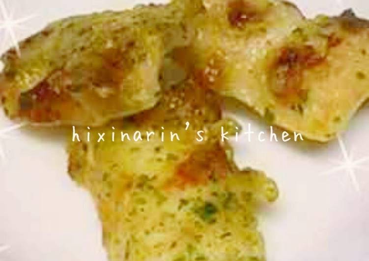 Recipe of Super Quick Homemade My Family&#39;s Isobe Age (Nori Seaweed Flavored Deep Fried Fritters)
