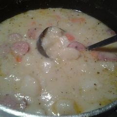 A picture of Smoked Sausage Chowder.