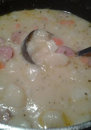 A picture of Smoked Sausage Chowder.