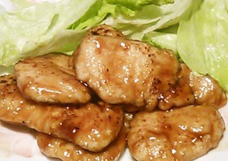 Simple Way to Make Tasty Low-cal Teriyaki Chicken Breast