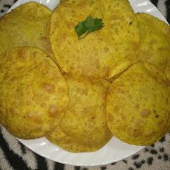 A picture of Masala puri.