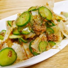 A picture of Kids Love This! Simmered Cucumber & Daikon Radish.