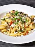 Steak and Cactus Pasta